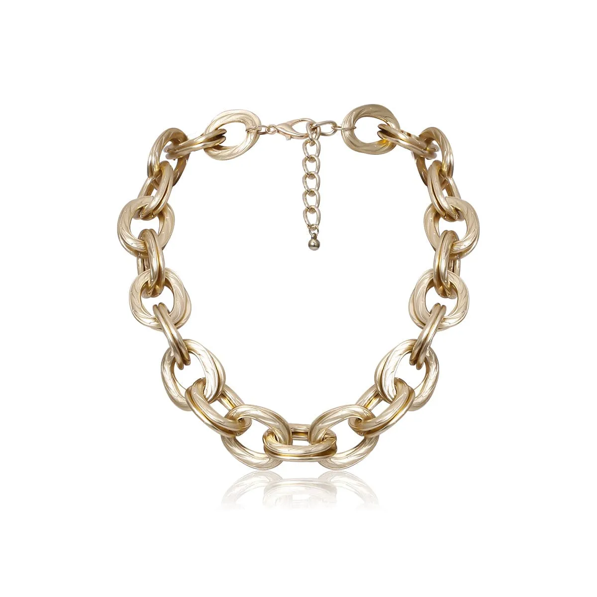 18K Gold-Plated Figaro Choker
