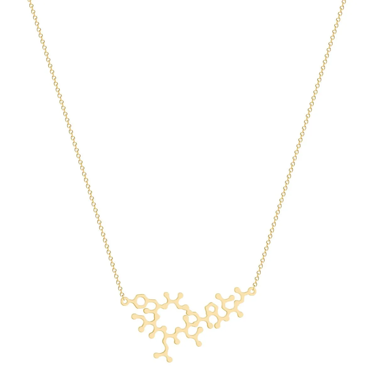 18K Gold-Plated Neurocyte Pendant Necklace