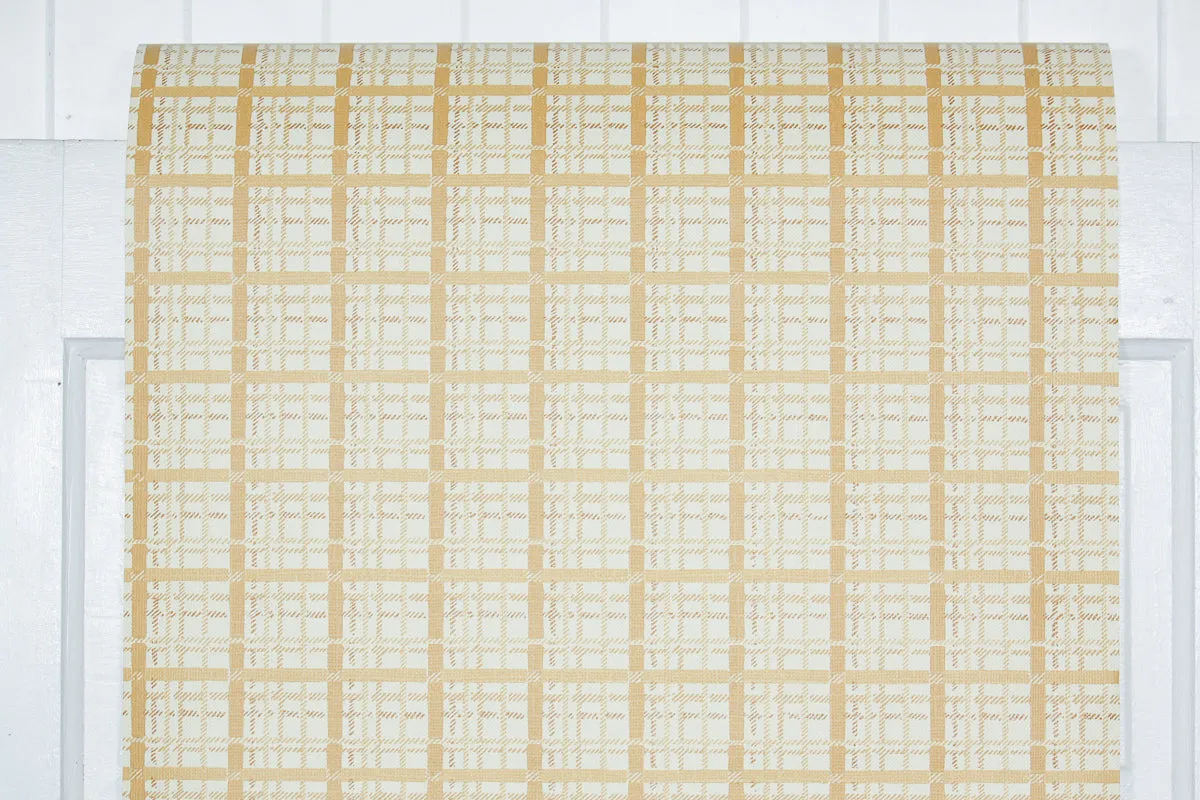 1970s Plaid Vintage Wallpaper