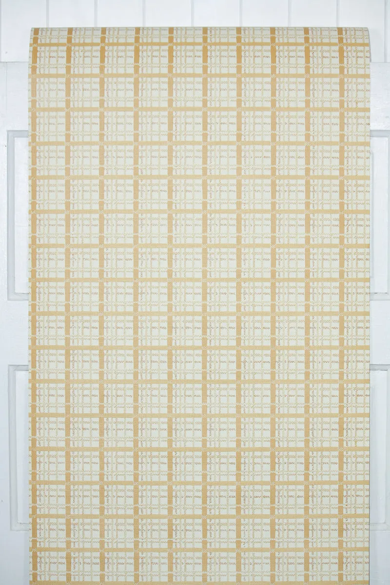 1970s Plaid Vintage Wallpaper