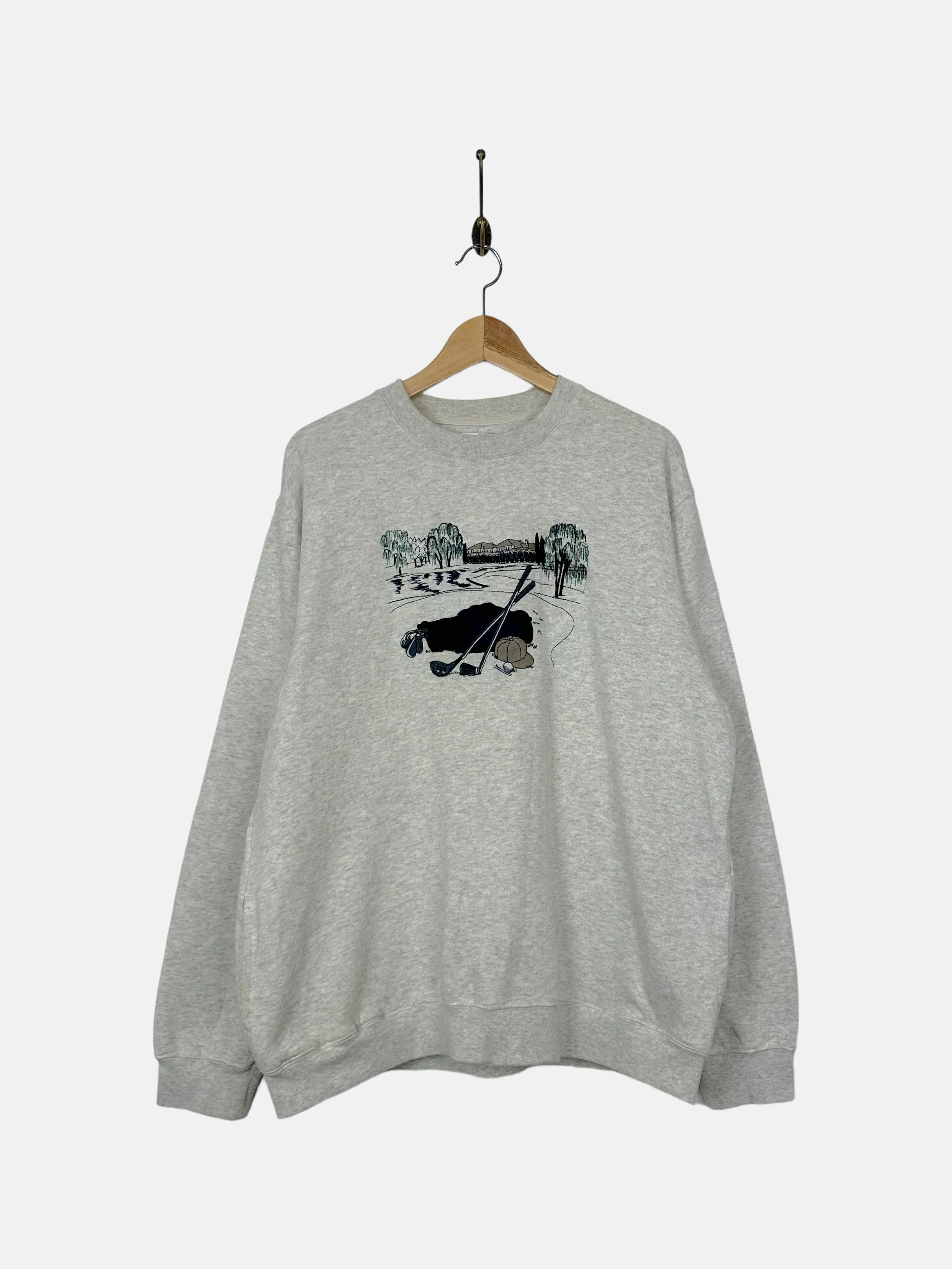 90's Golf Embroidered Vintage Sweatshirt Size L