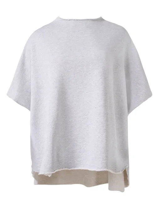 Audrey Grey Cotton Top