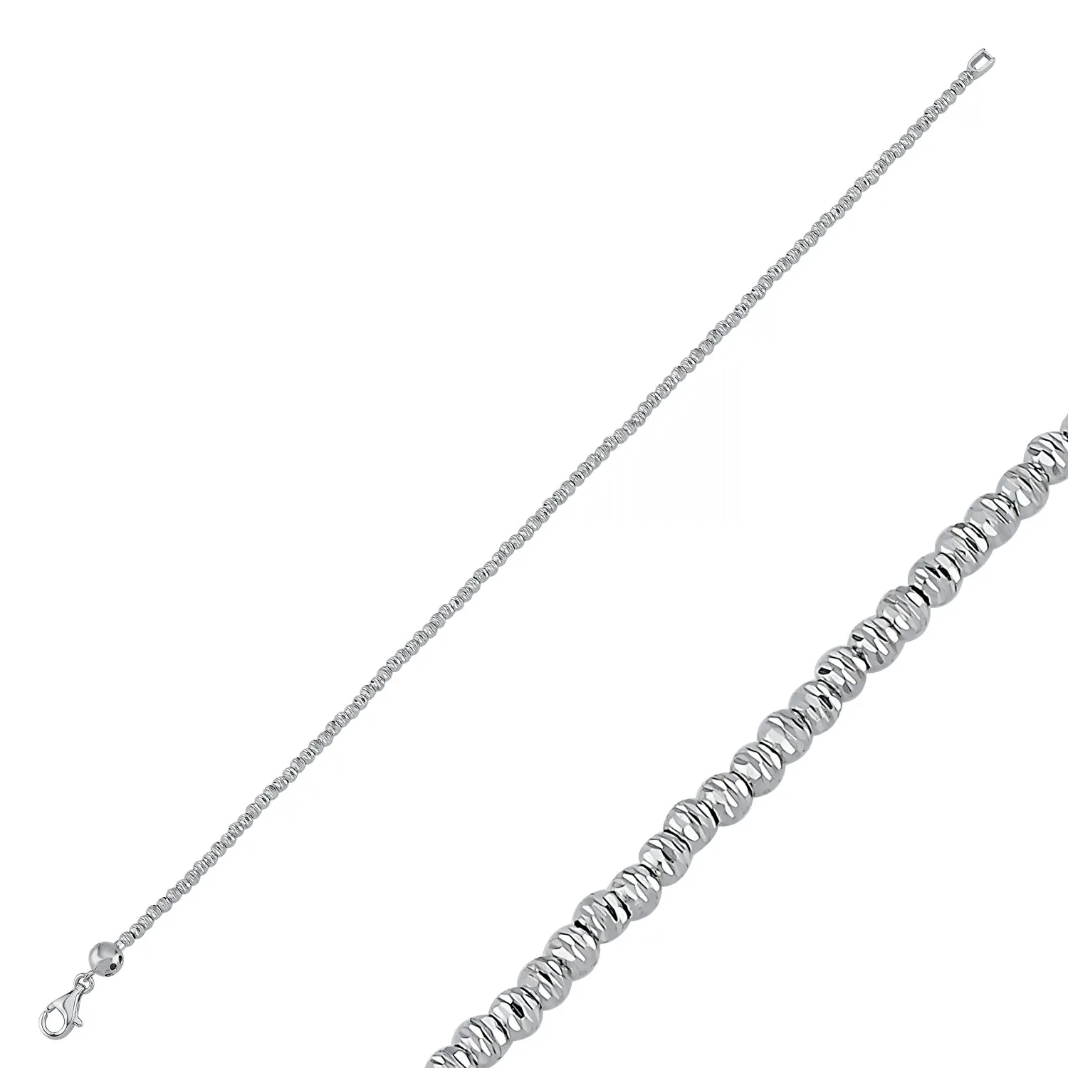 BALL BOLD WHITE GOLD BRACELET