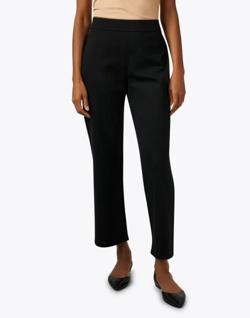 Black Straight Ankle Pant
