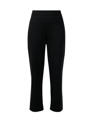 Black Straight Ankle Pant