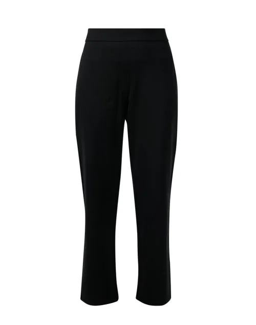 Black Straight Ankle Pant