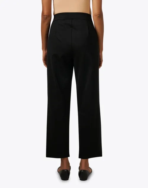 Black Straight Ankle Pant