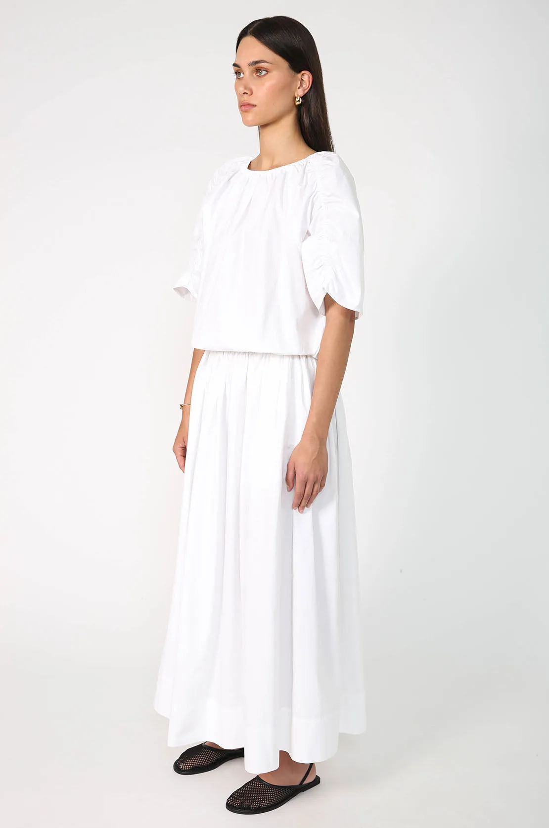 blaise top / white