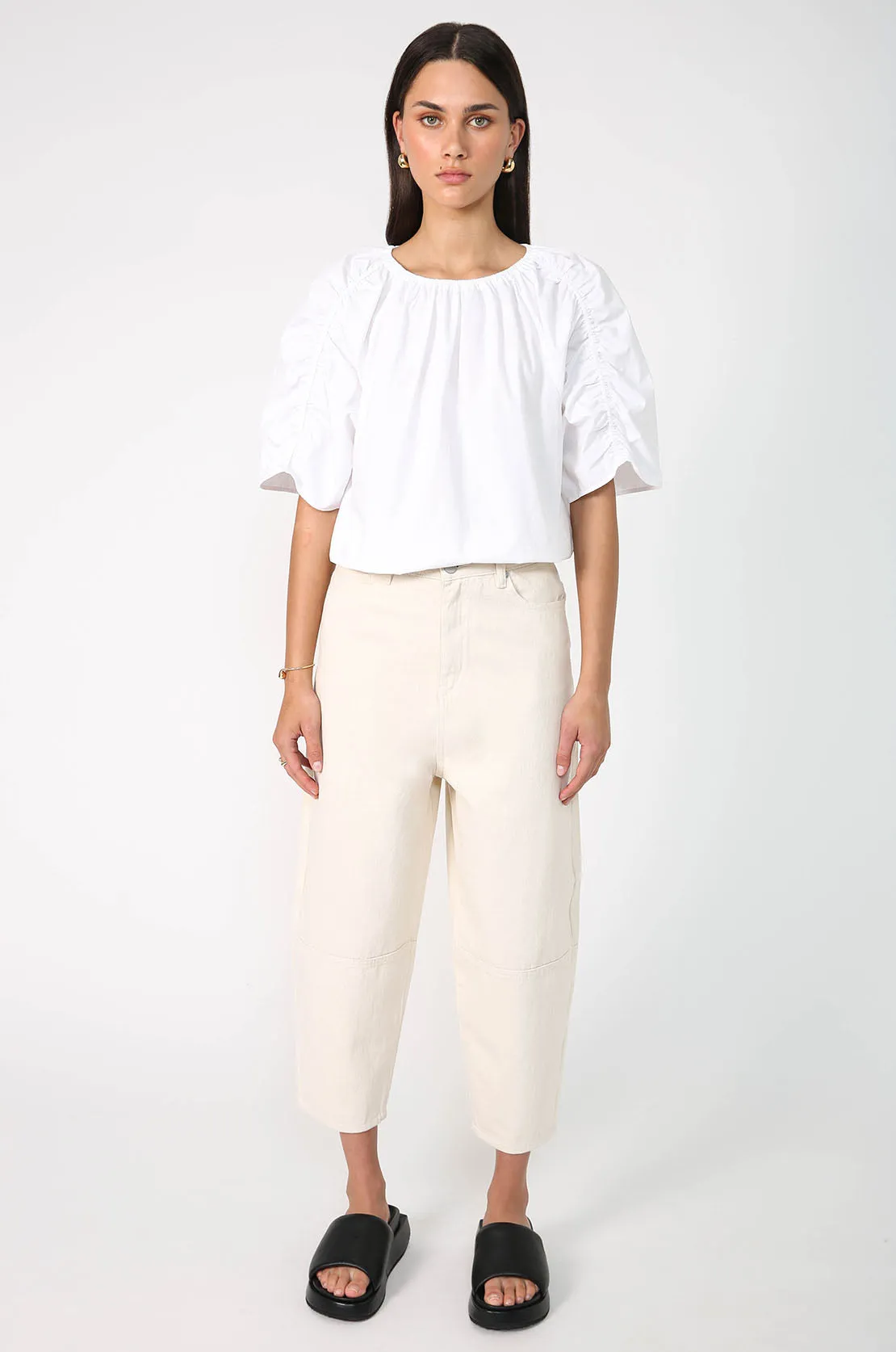 blaise top / white