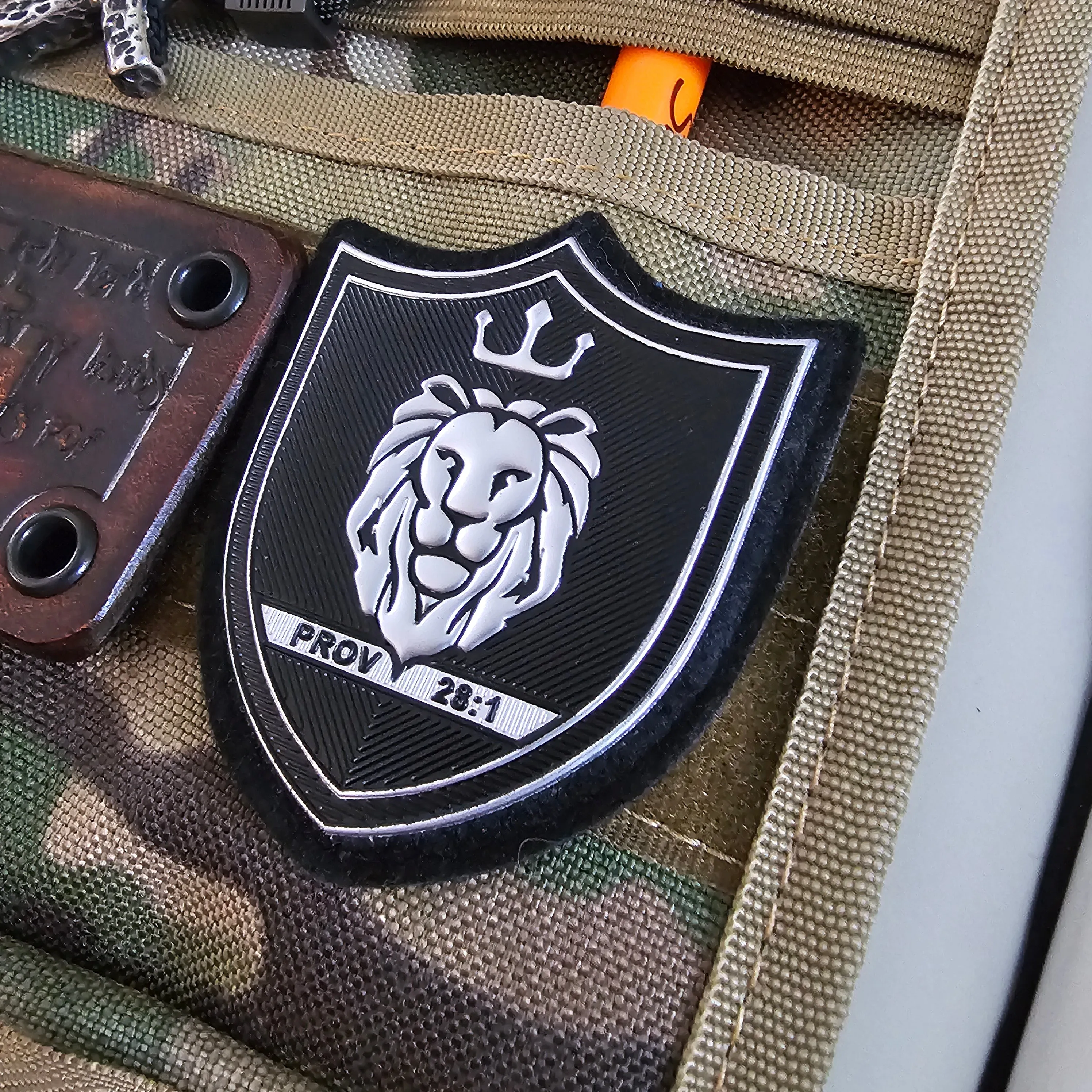 Bold As A Lion Shield Patch