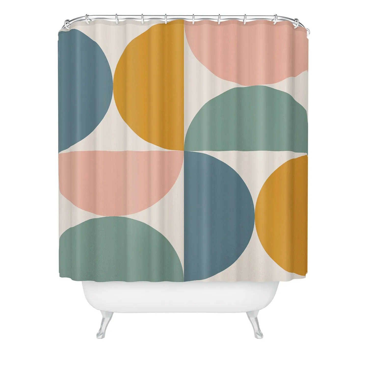BOLD MINIMALISM XXII SHOWER CURTAIN
