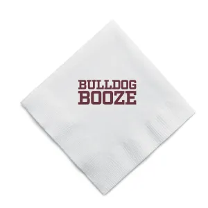 Bulldog Booze Bold Cocktail Napkins