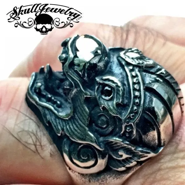 'China Grove' Big & Bold Dragon Ring (280)