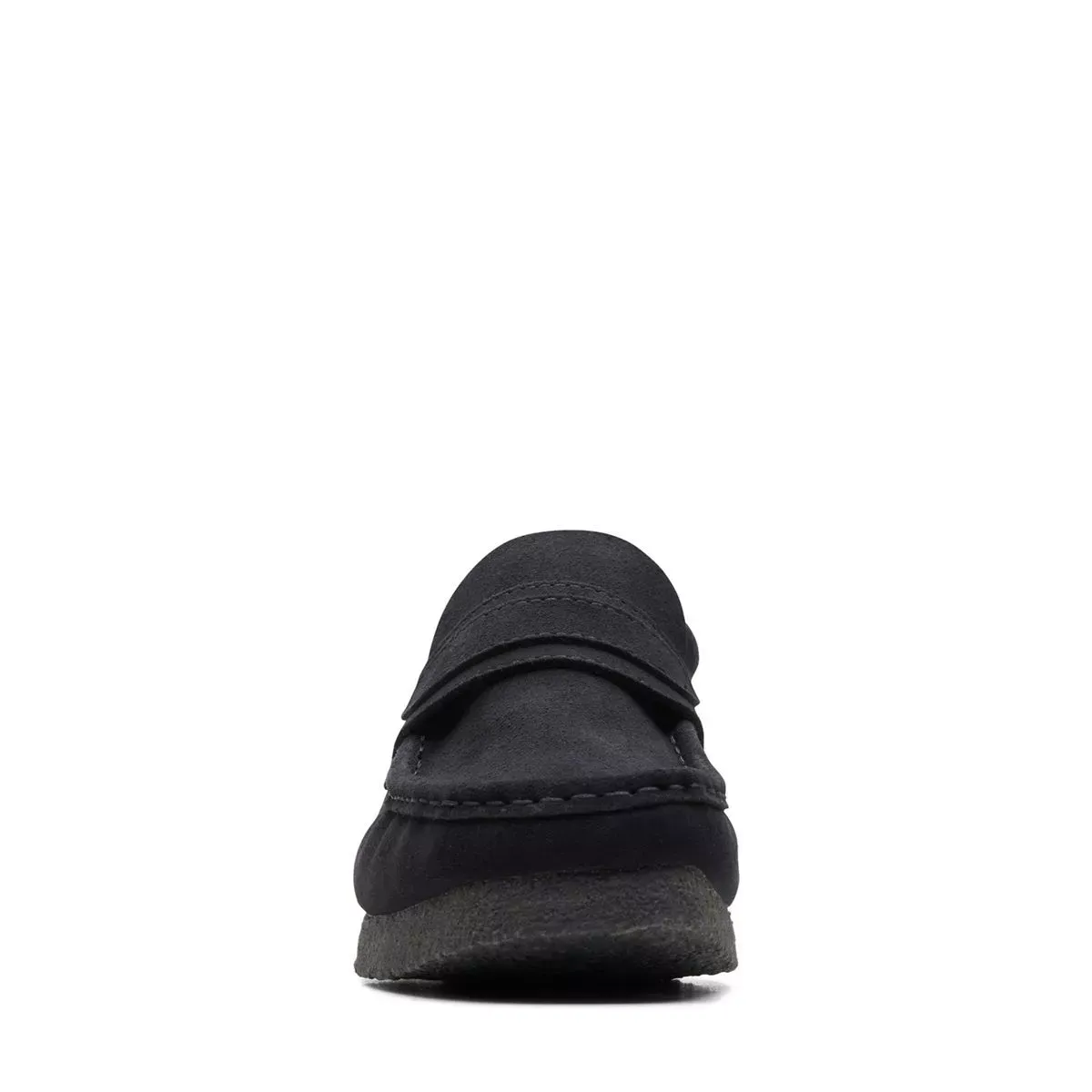 Clarks Men's Wallabee Loafer Black Suede 26172503
