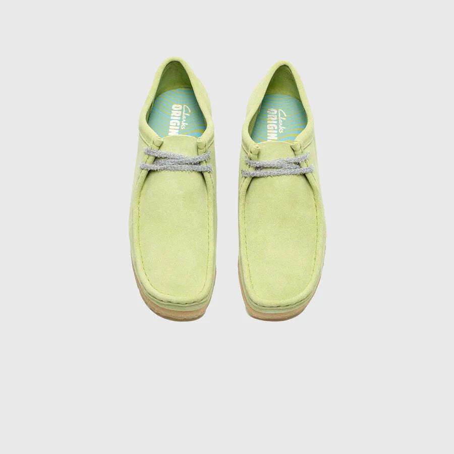 Clarks Men's Wallabee Pale Lime Suede 26175855
