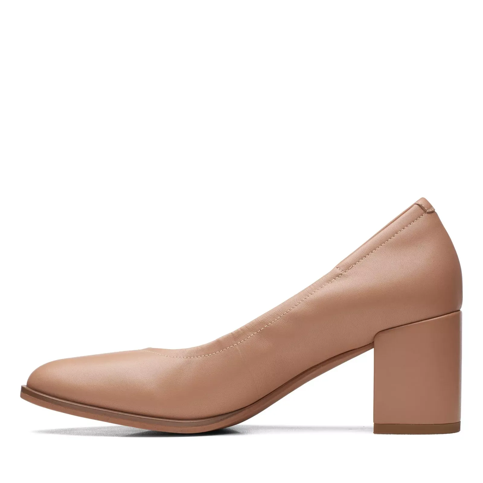 Clarks Women's Freva55 Court Praline Leather 26170963