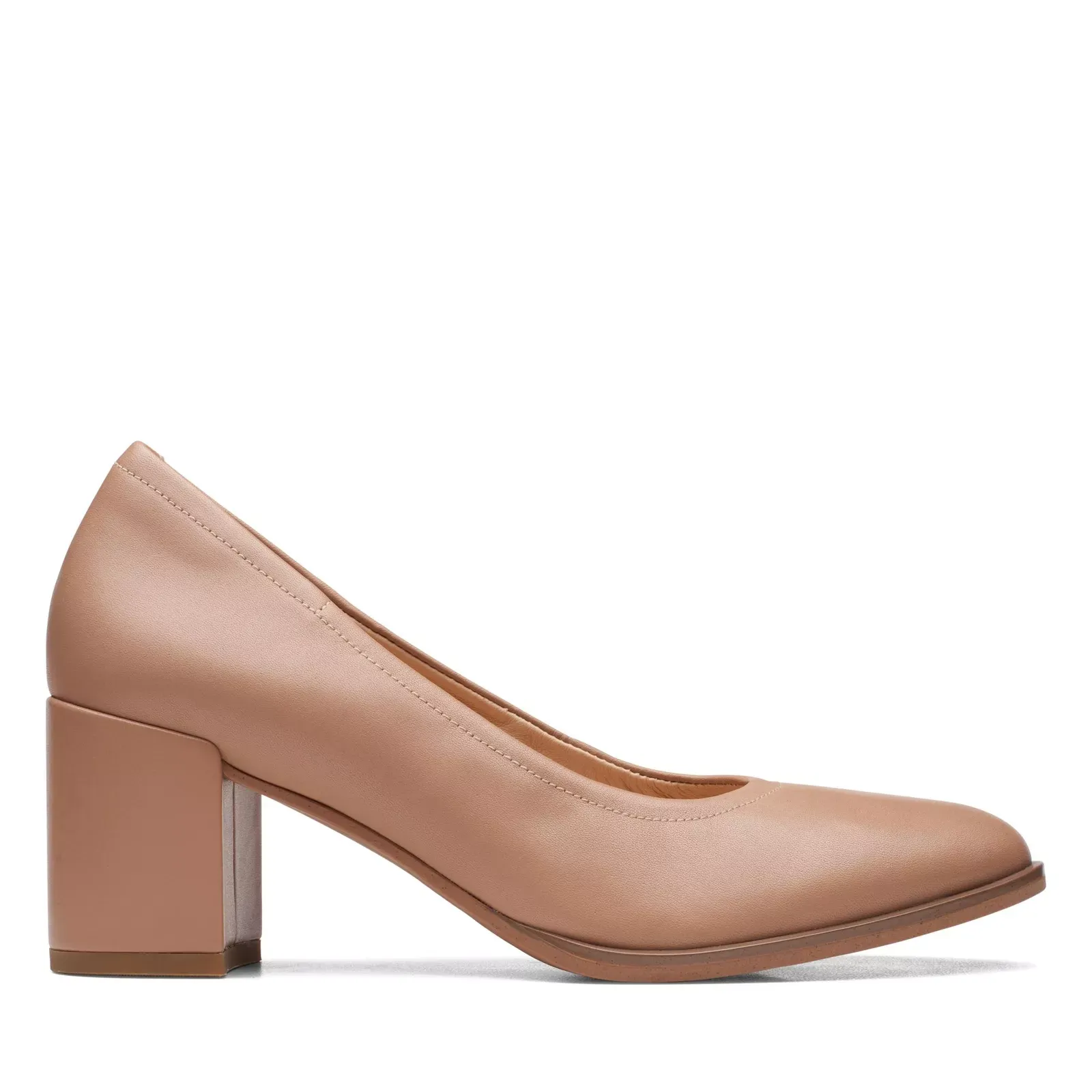Clarks Women's Freva55 Court Praline Leather 26170963