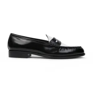 Como Penny Loafer // Black White