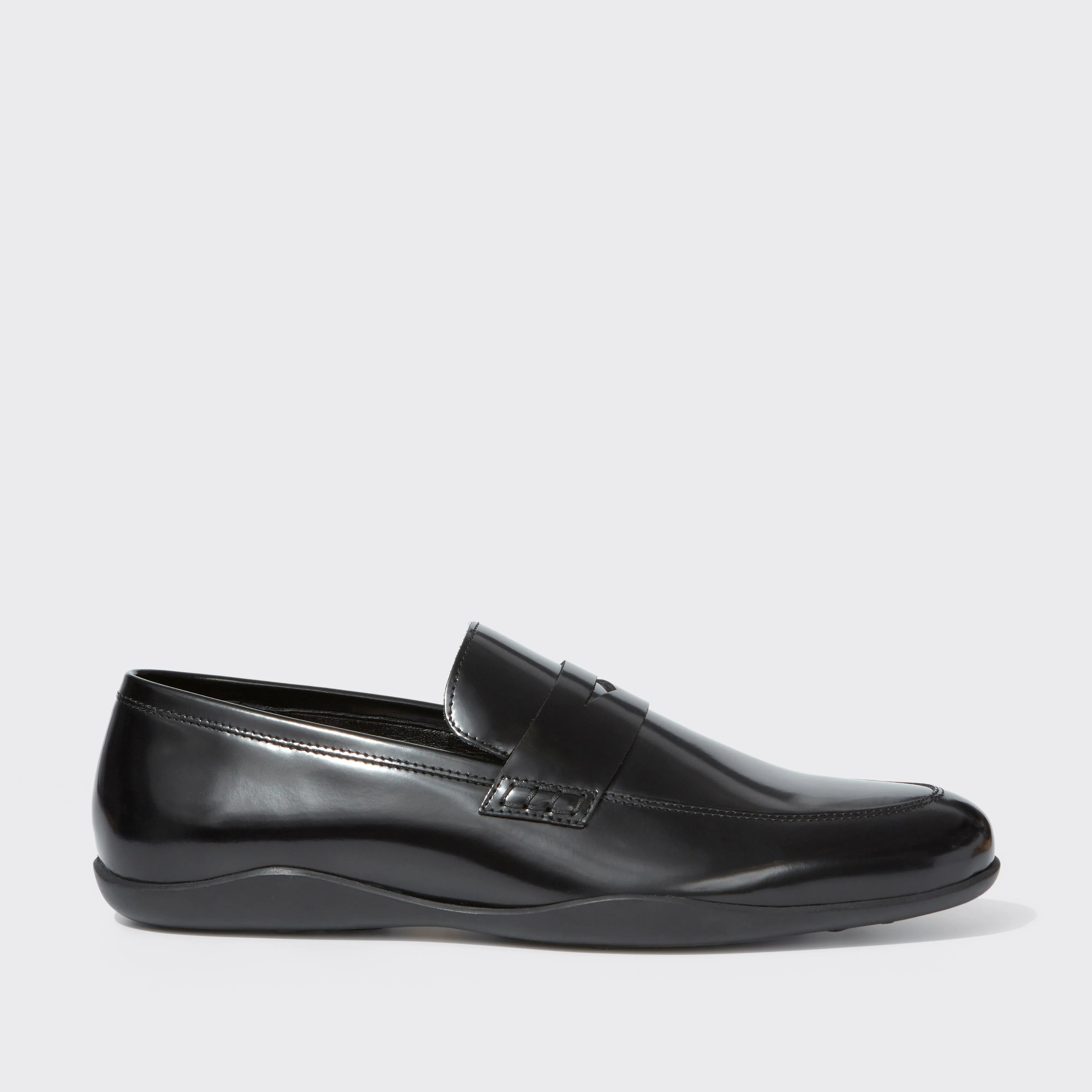 Downing G Gloss Satin Calf Black