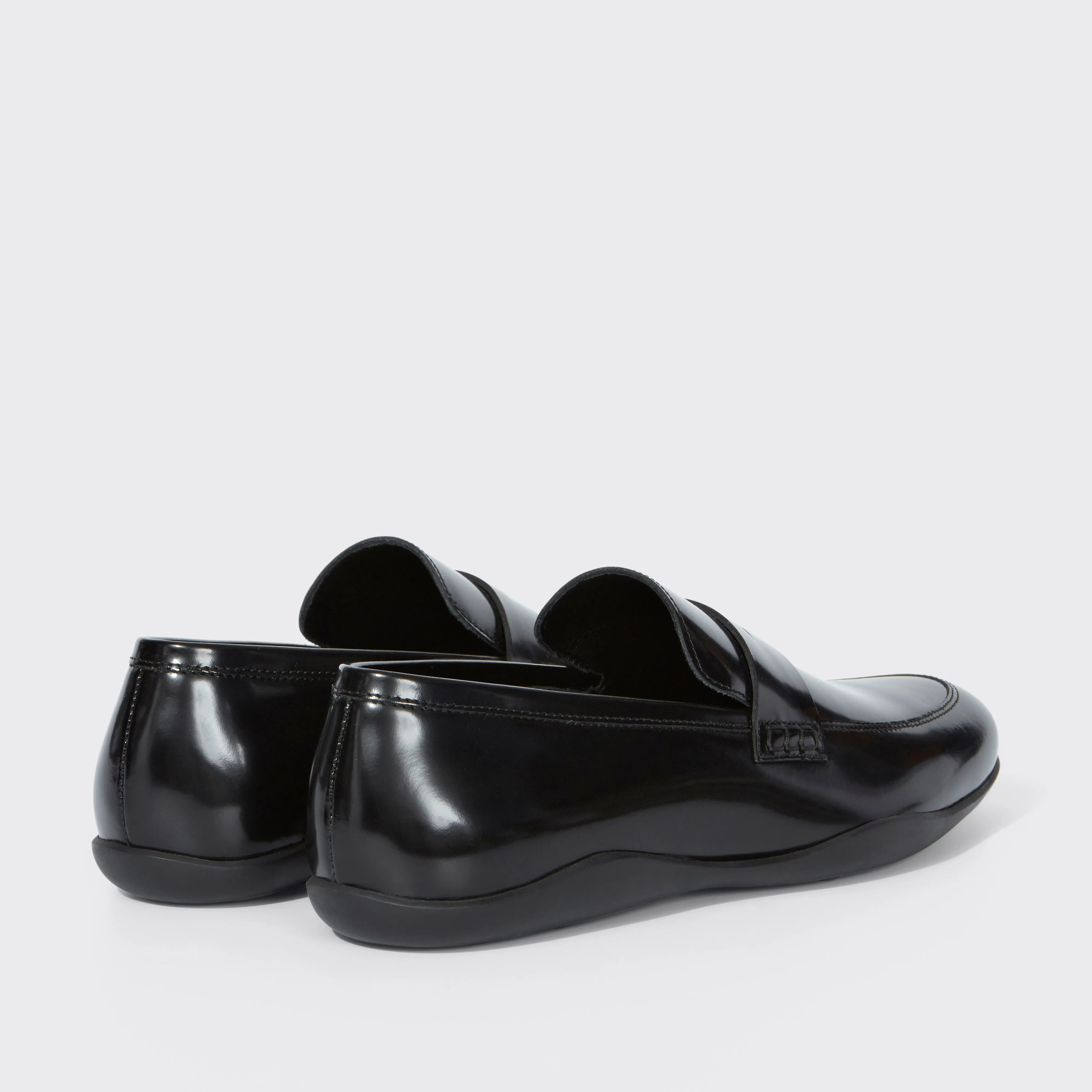 Downing G Gloss Satin Calf Black