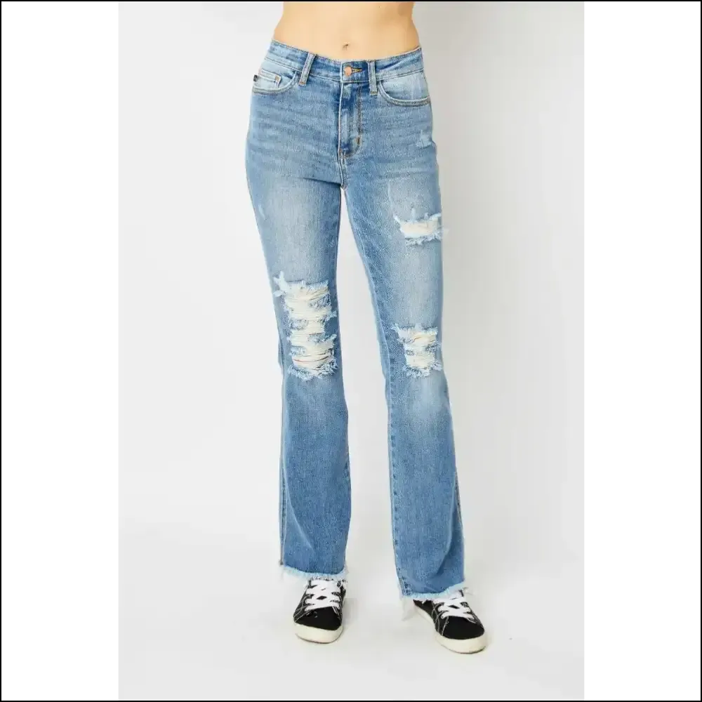 Dress Like a Boss, Feel Like a Hug in Judy Blue Distressed Jeans!