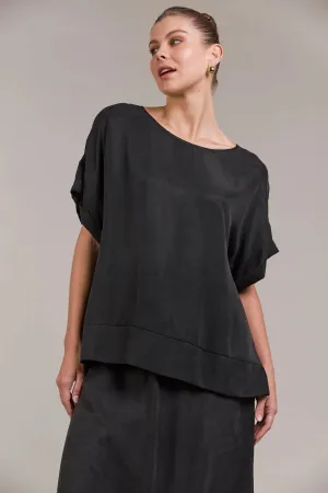 Eden Relaxed Top  - Black