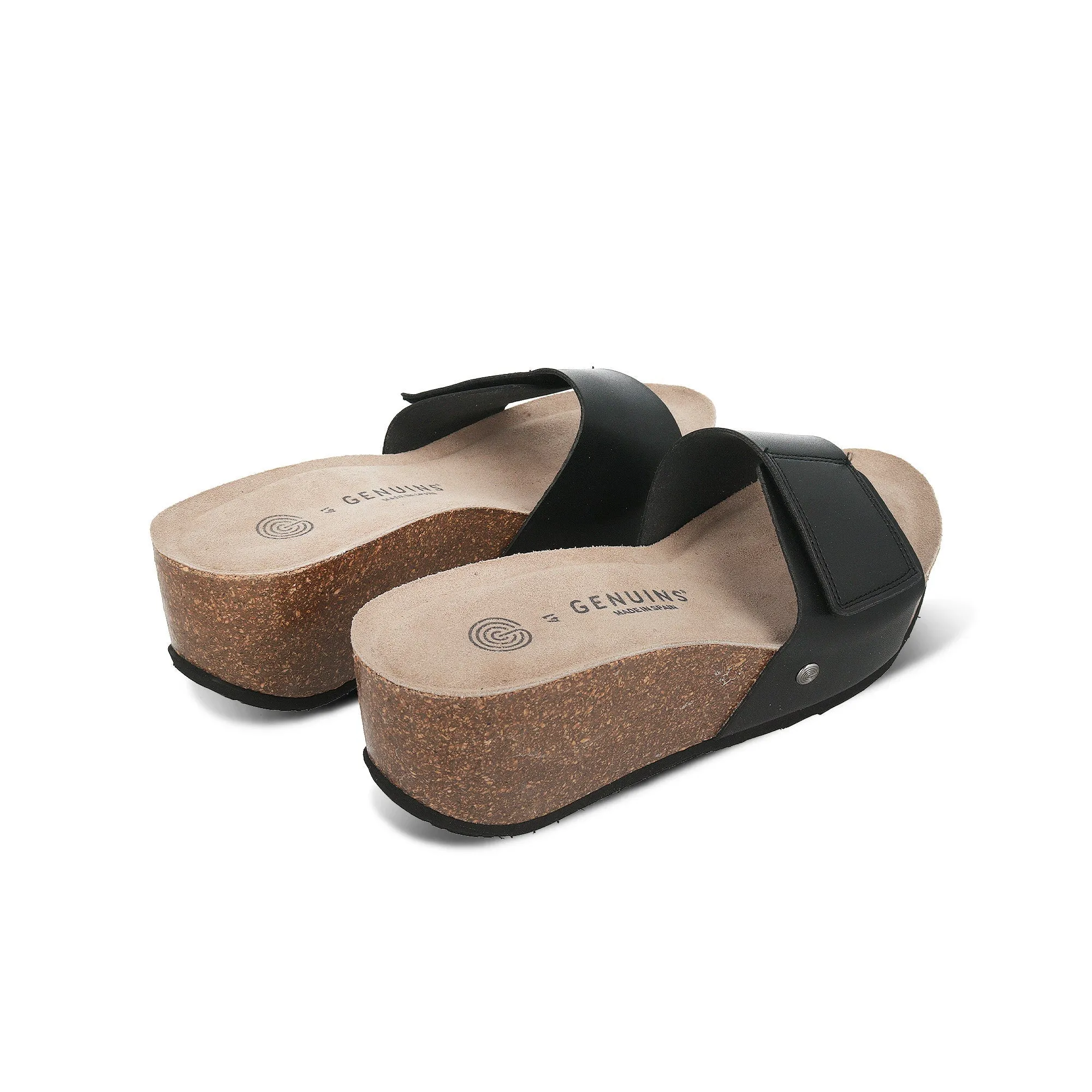 Elche Black Sandal