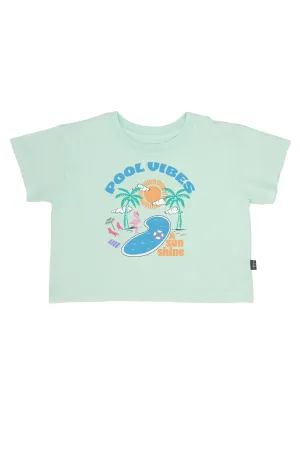 Feather 4 Arrow Pool Vibes Crop Top Tee