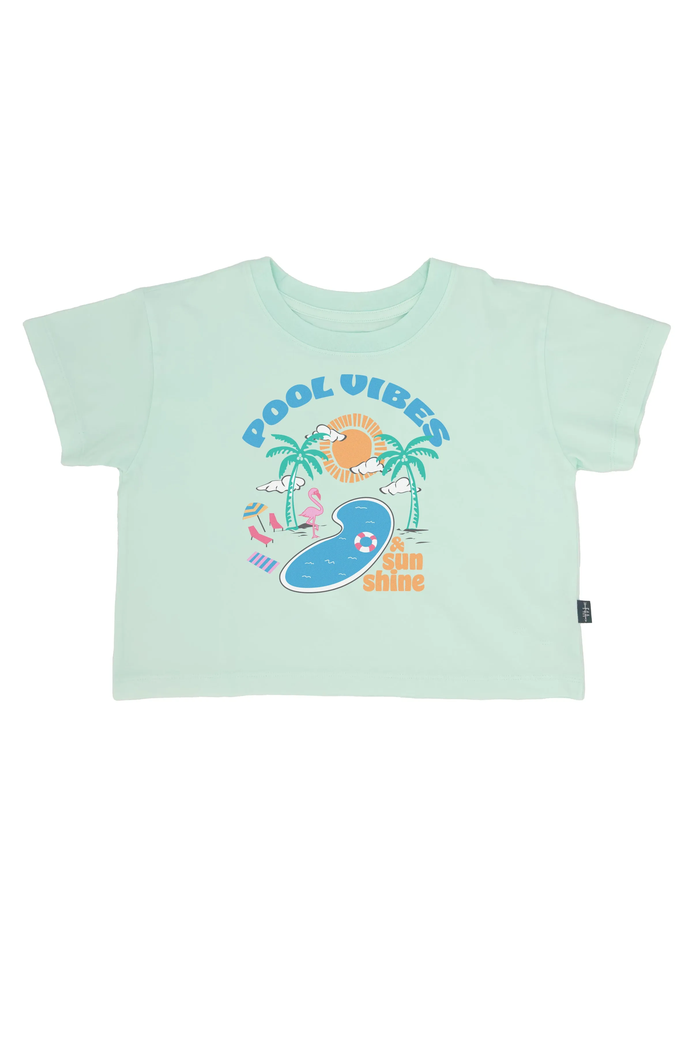 Feather 4 Arrow Pool Vibes Crop Top Tee