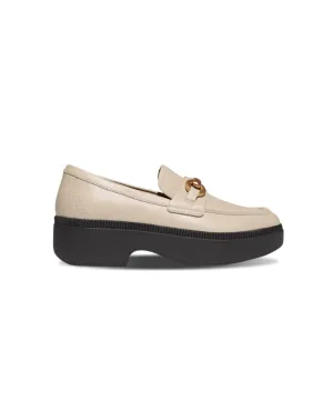 Fitflop F-Luma Chunky Snaffle Leather Demi Wedge Loafers