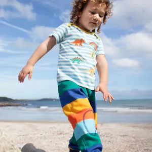 Frugi Infant Snuggle Crawlers Bold Stripes 500031S5bbrs