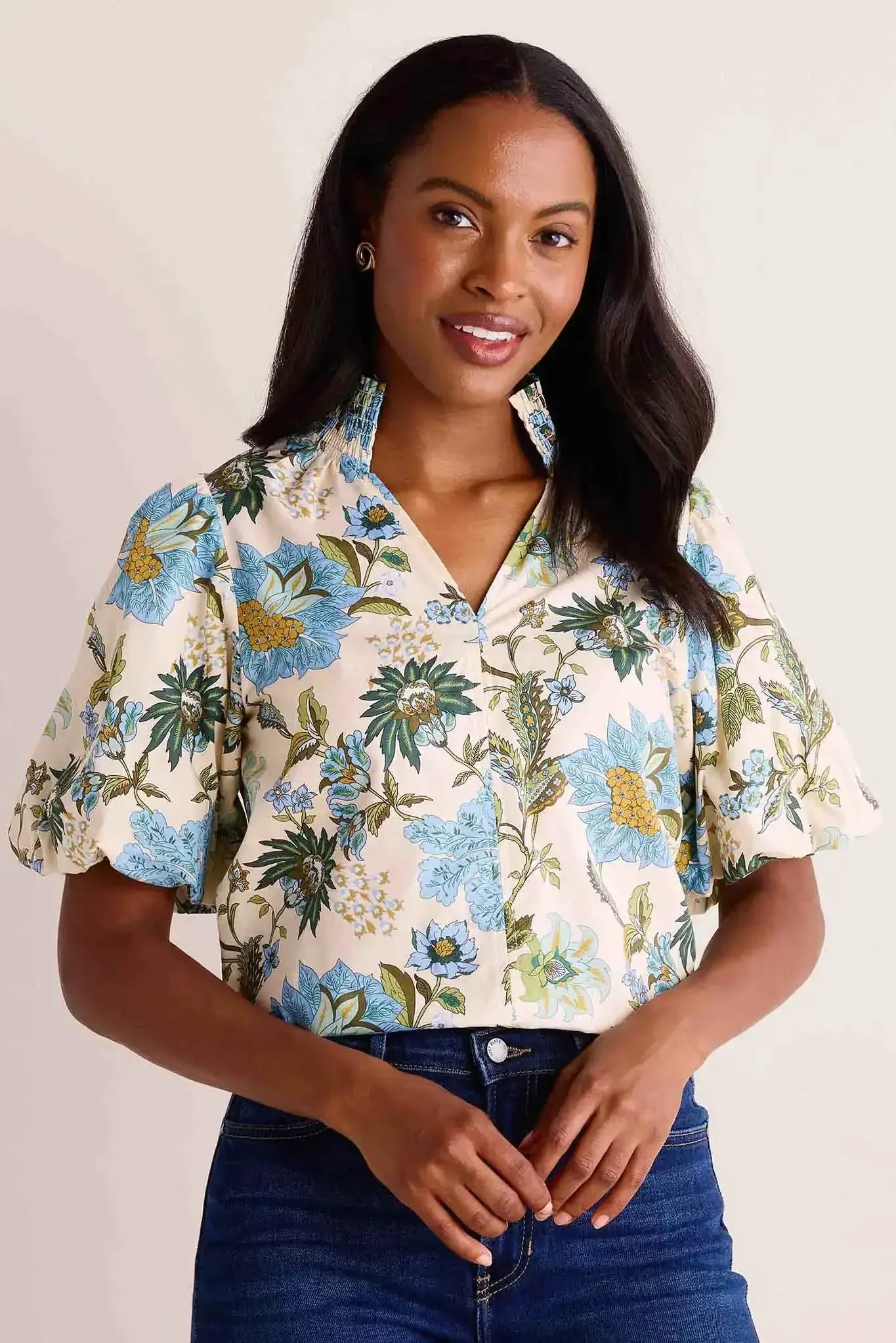 Genevieve Top- Cream