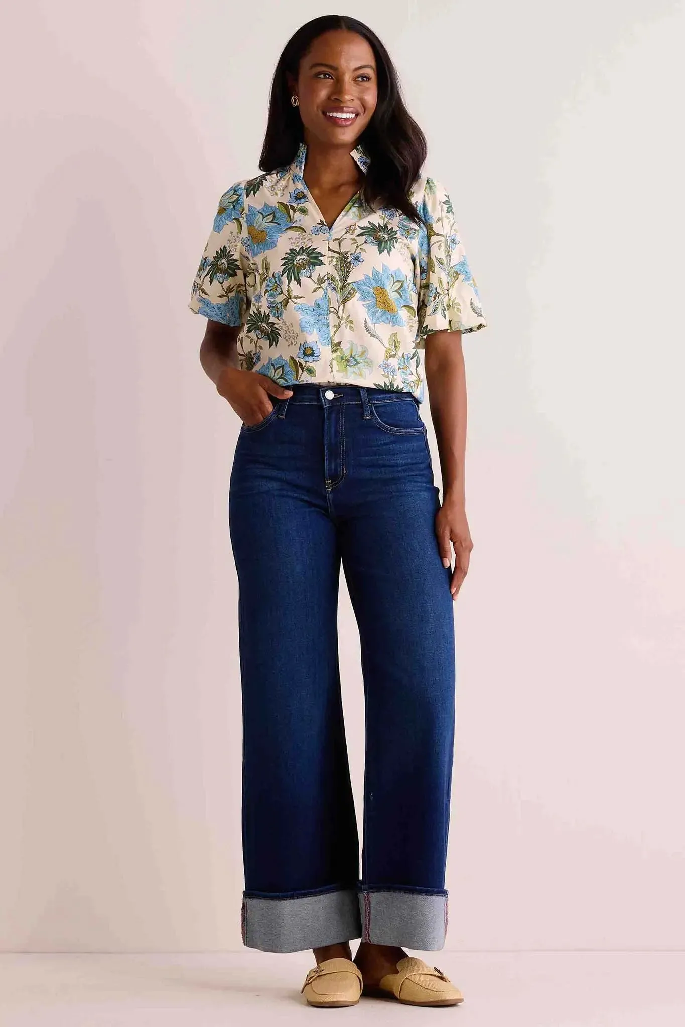 Genevieve Top- Cream