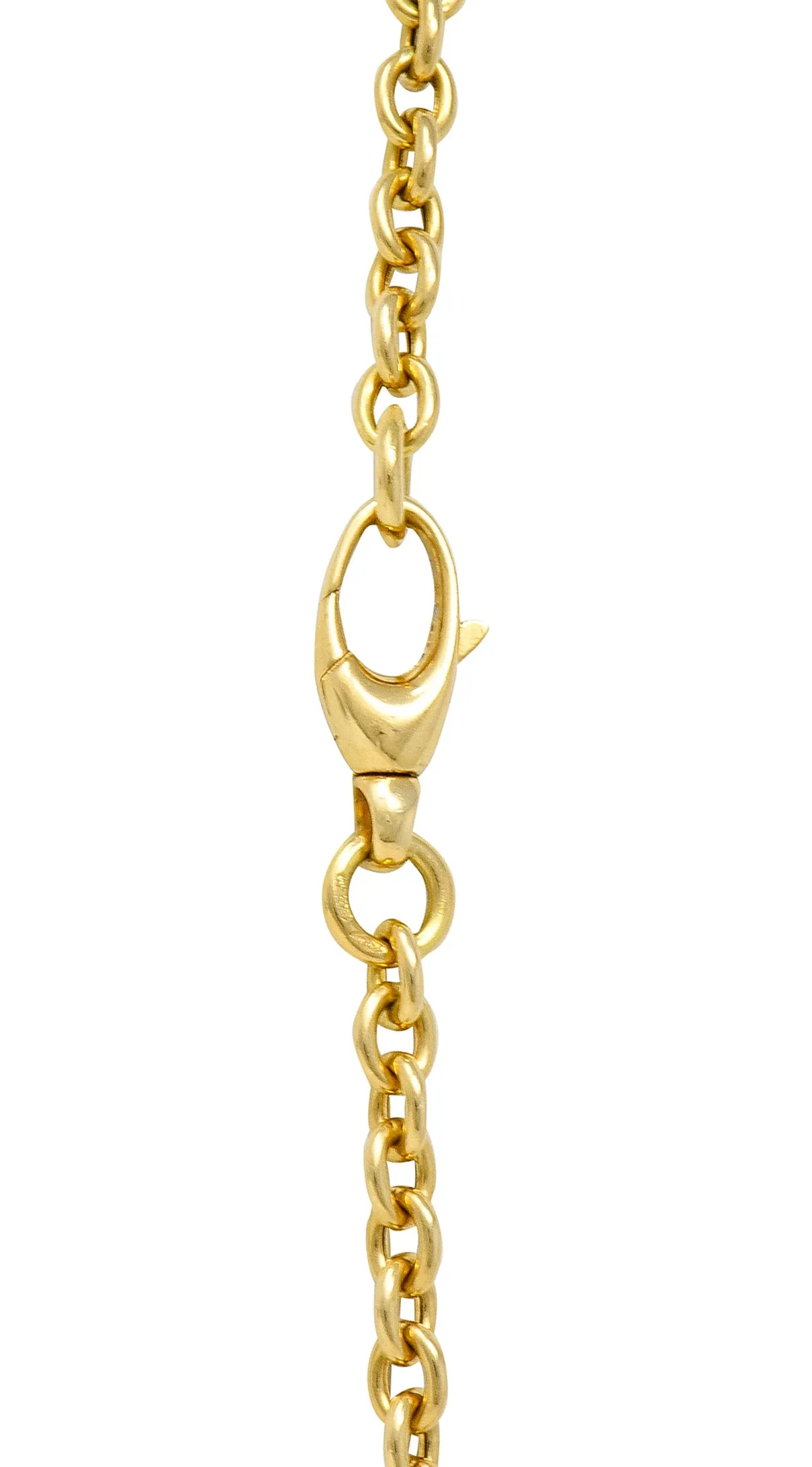 Gucci 18 Karat Yellow Gold Horsebit Link Vintage Chain Necklace