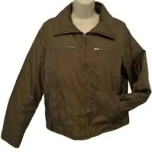 Halogen down zip up jacket size Small