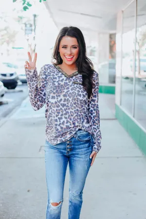It's In The Details Tee - Leopard