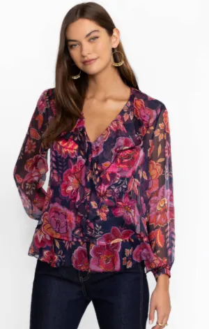 Johnny Was - KIKO RUFFLE BLOUSE - Petria