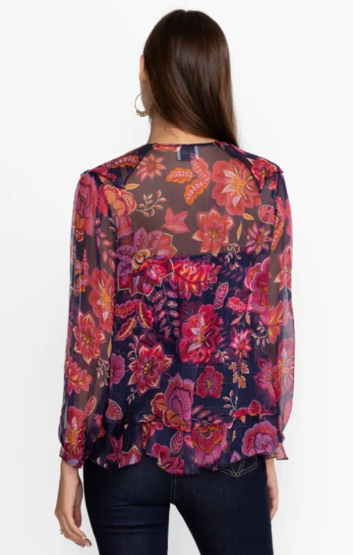Johnny Was - KIKO RUFFLE BLOUSE - Petria