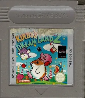 Kirby's Dream Land 2 (solbleget label)