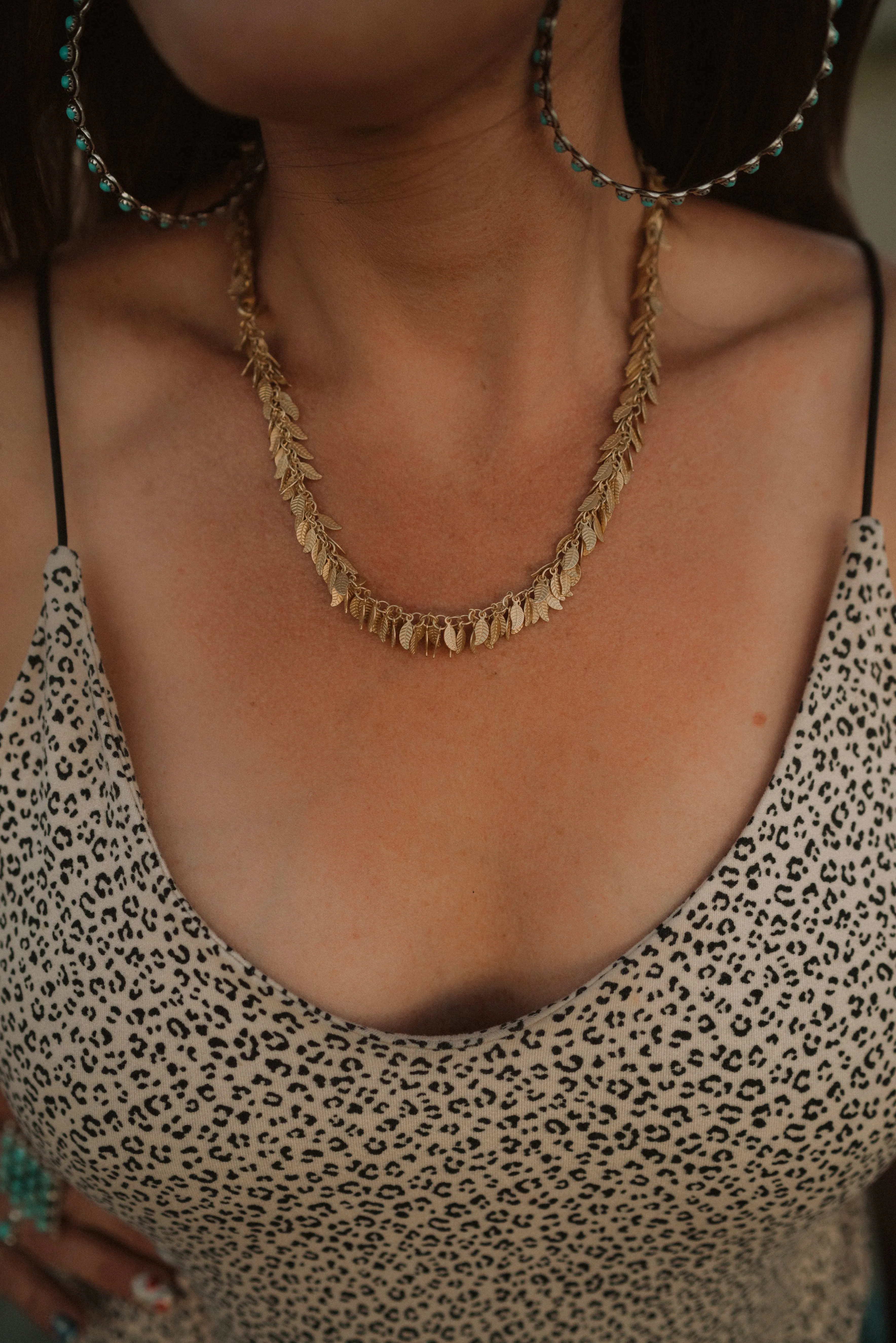 La Pluma Necklace | Gold