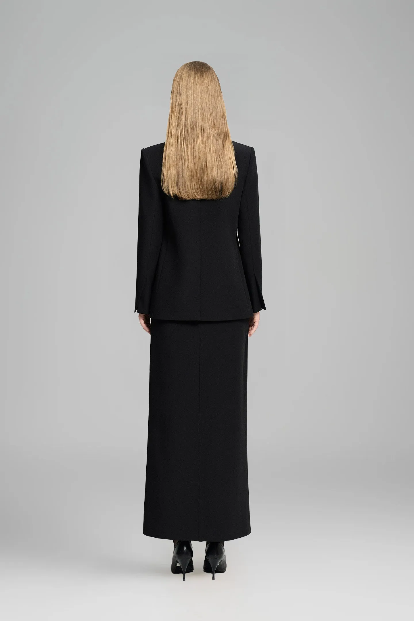 LAM.D STUDIO • Black Giusi Merli Maxi Skirt