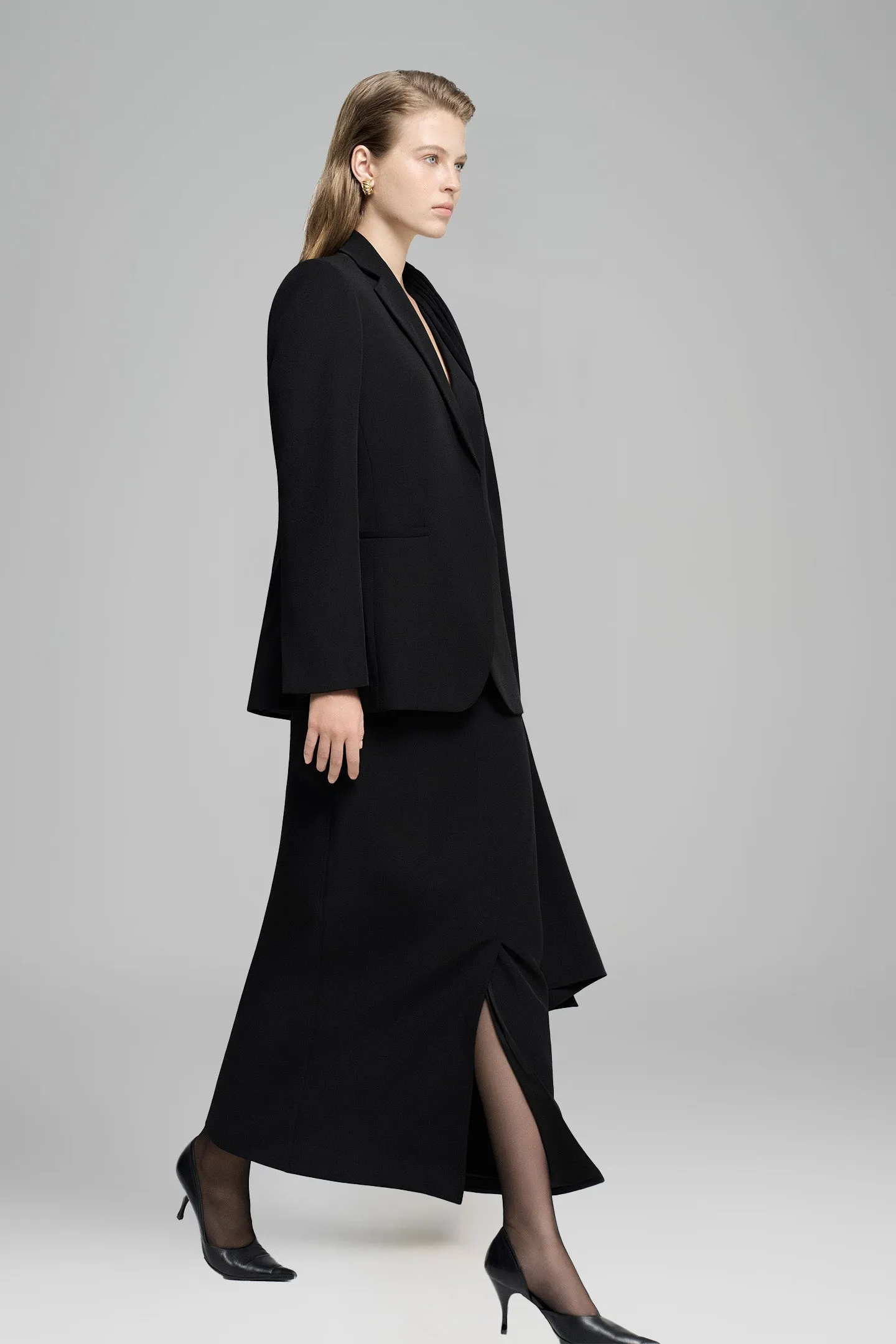 LAM.D STUDIO • Black Giusi Merli Maxi Skirt