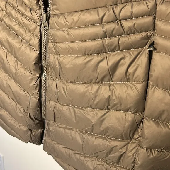 Lands‎ End Wanderweight Packable 800 Fill Down Hooded Long Jacket - 1X - NWT