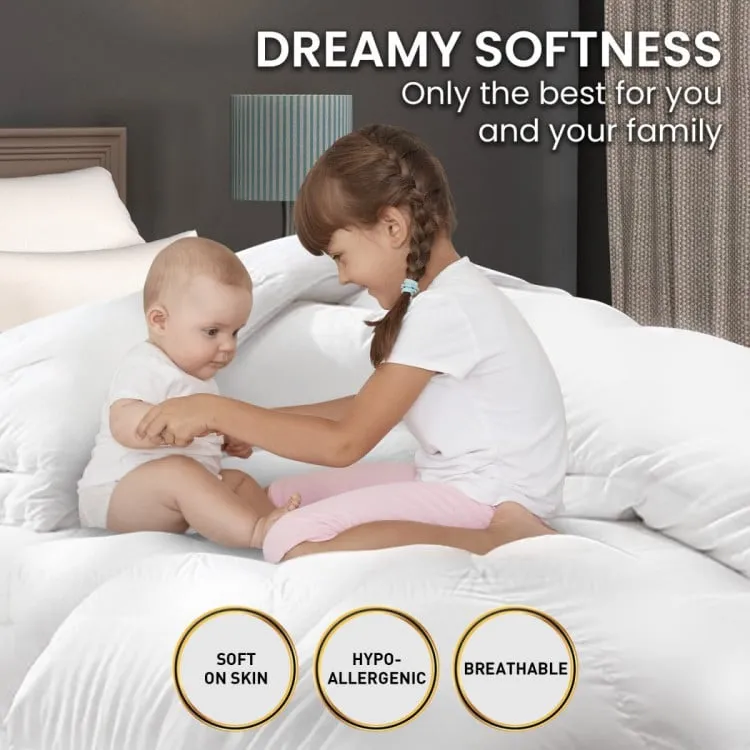 LAURA HILL 800GSM GOOSE DOWN FEATHER COMFORTER DOONA