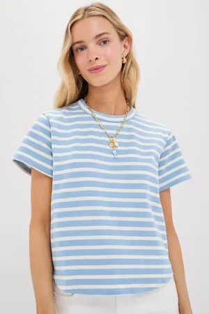 Light Blue Stripe Parker Classic Tee