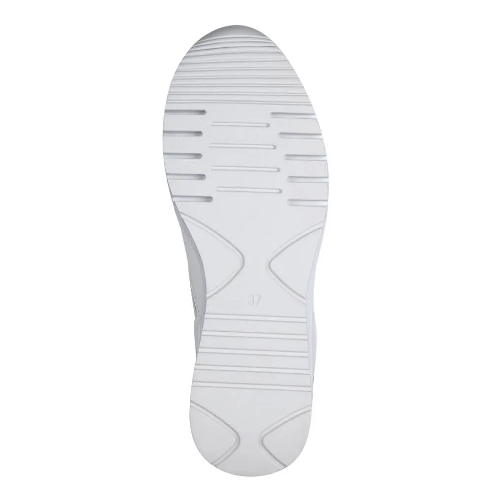 Marco Tozzi Wedge Laced Vegan Trainer 2-23743-WHITE