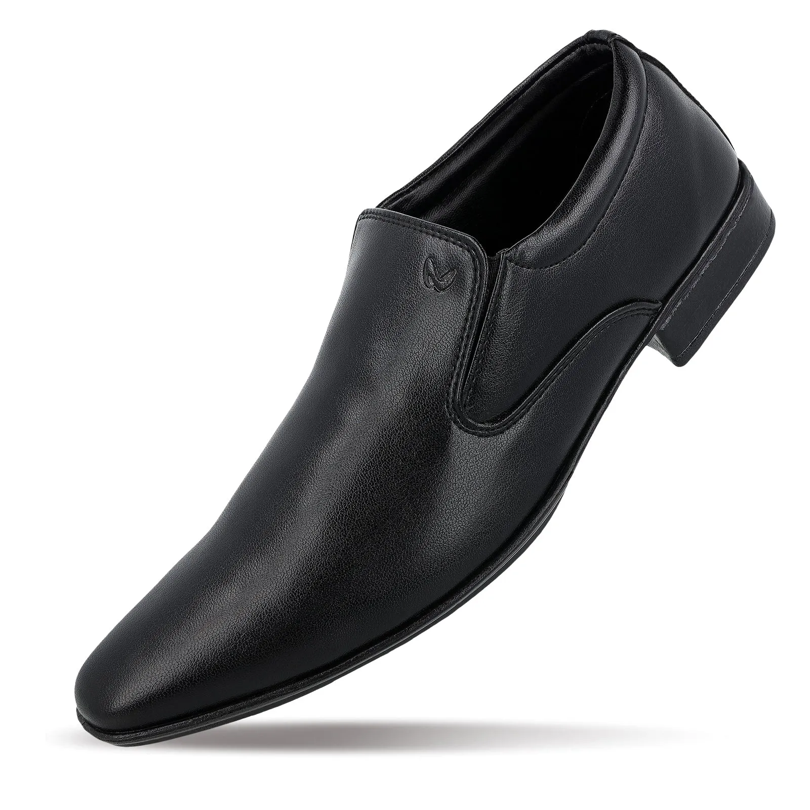 Men's Leather formals loafer Shoes - WF6302 Black