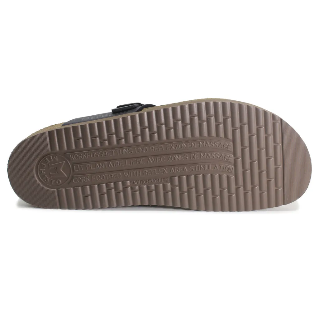 Mephisto Niels Full Grain Leather Men's Slide Sandals