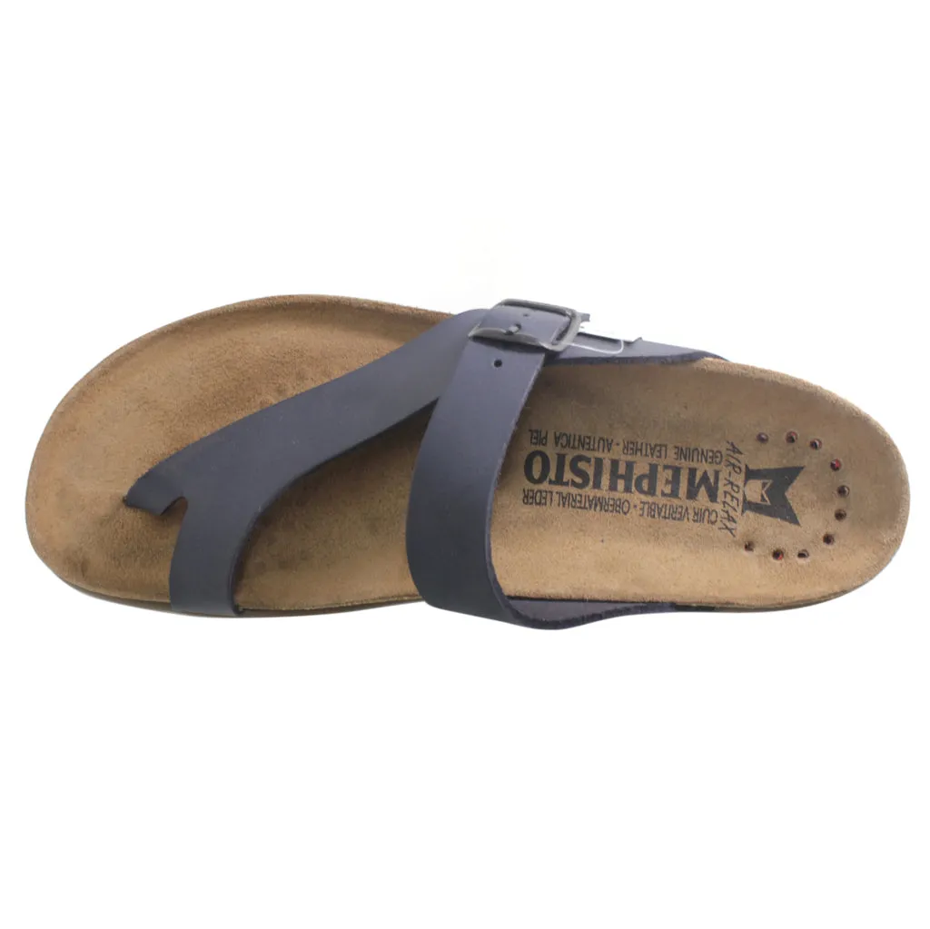 Mephisto Niels Full Grain Leather Men's Slide Sandals