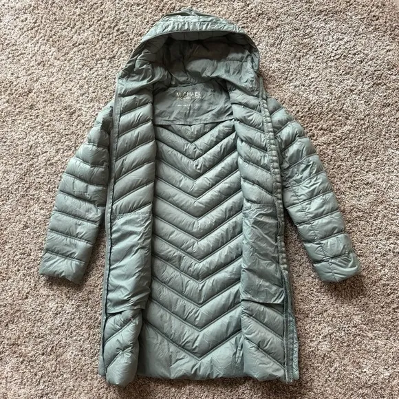 Michael Kors Packable Down Fill | Olive Green | Size Small
